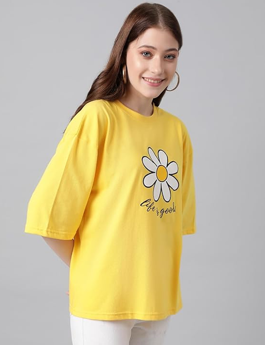 KOTTY Women’s Graphic Printed T-Shirt