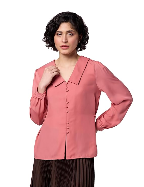 Symbol Premium Women's Collared Top