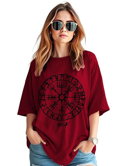 AUSK Womens Cotton T-Shirts || Oversized T Shirts