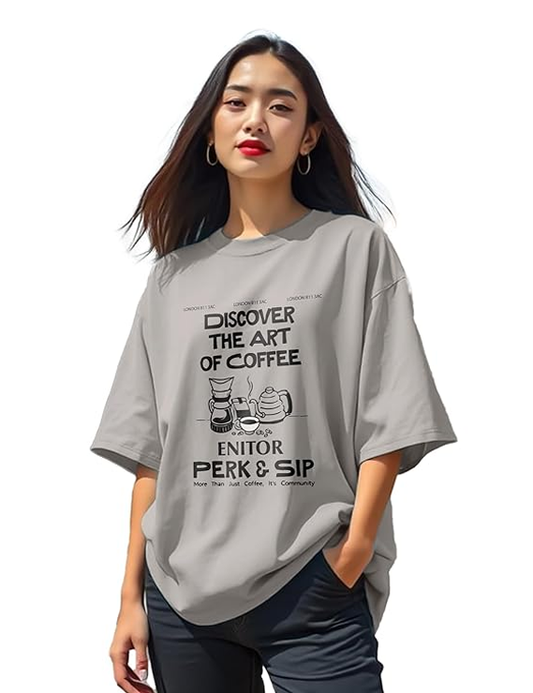 Graphic Front Printed Loose fit Womens Tshirt