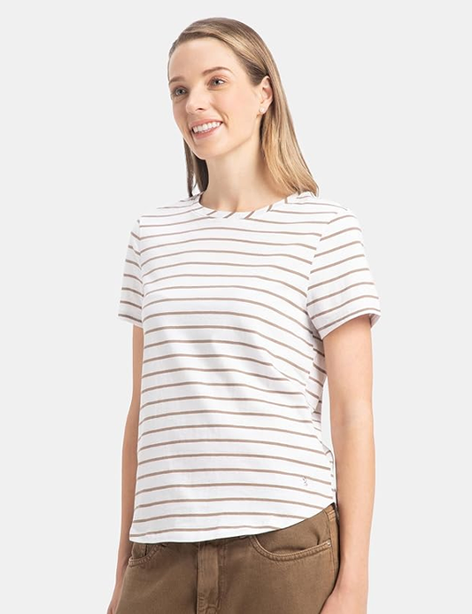 Fit Round Neck Half Sleeve T-Shirt