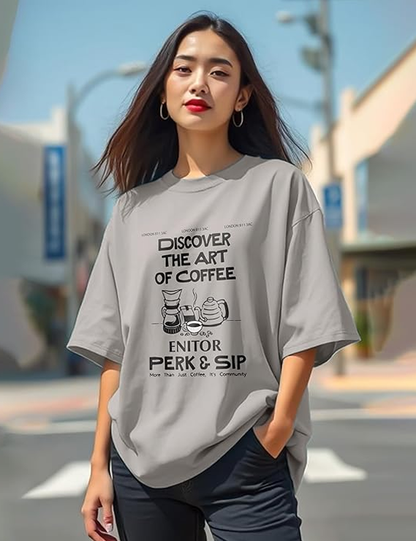 Graphic Front Printed Loose fit Womens Tshirt