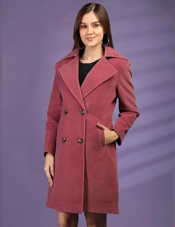 PLAGG Women Winter Long Length Overcoat
