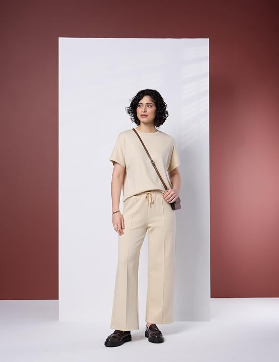 Oversized Cotton Cropped T-Shirt