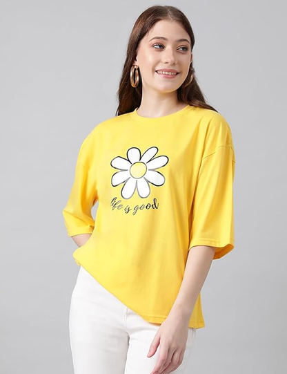 KOTTY Women’s Graphic Printed T-Shirt