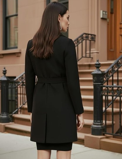 CHKOKKO Women Classic Long Winter Coat