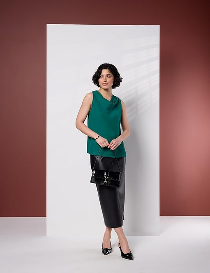 Women's Cowl Neck Top