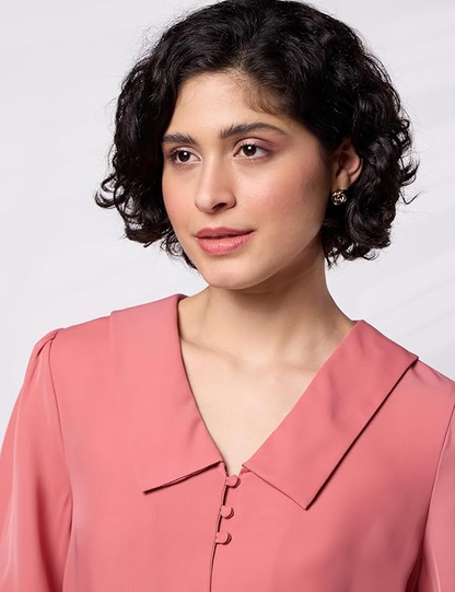 Symbol Premium Women's Collared Top