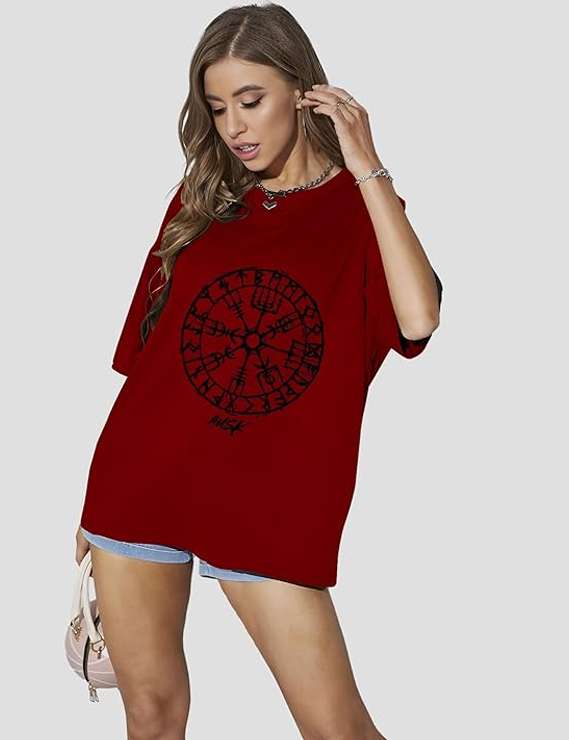 AUSK Womens Cotton T-Shirts || Oversized T Shirts