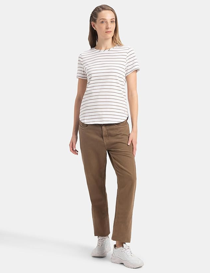 Fit Round Neck Half Sleeve T-Shirt
