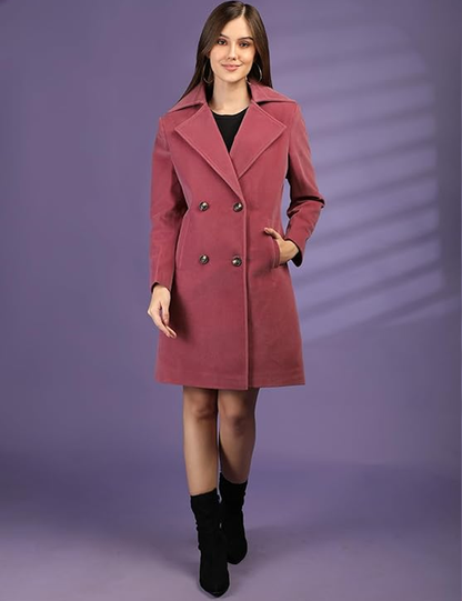 PLAGG Women Winter Long Length Overcoat