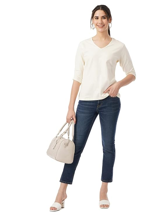FYLTR Women's Soft Viscose Blend Knitted Top