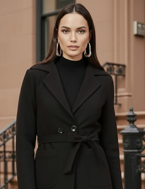 CHKOKKO Women Classic Long Winter Coat