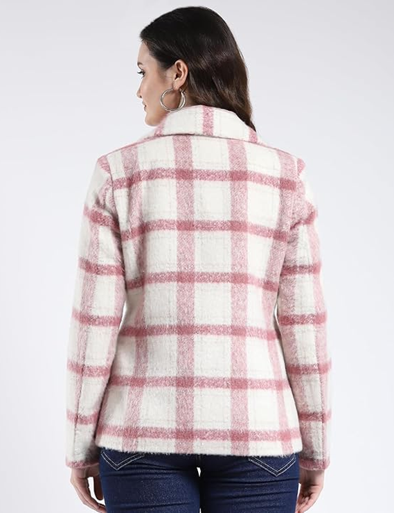 Monte Carlo Women Regular Fit Notch Lapel Coat