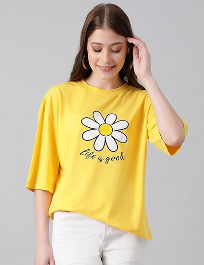 KOTTY Women’s Graphic Printed T-Shirt